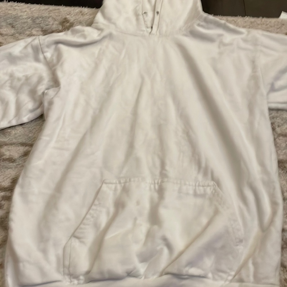 White hoodie